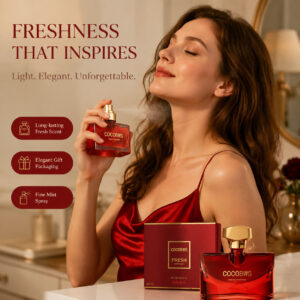 COCOBWS Fougère Woody Perfume, Niche Luxury Scent with Vanilla Notes, Long-Lasting Light Fragrance for Women, Daily Commute Versatile, 100ml
